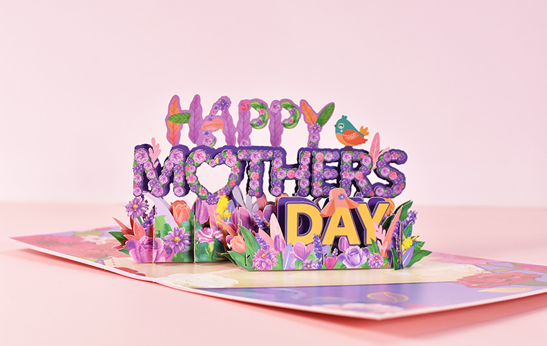 1 Piece Fashion Letter Flower Special Paper Mother's Day display picture 1