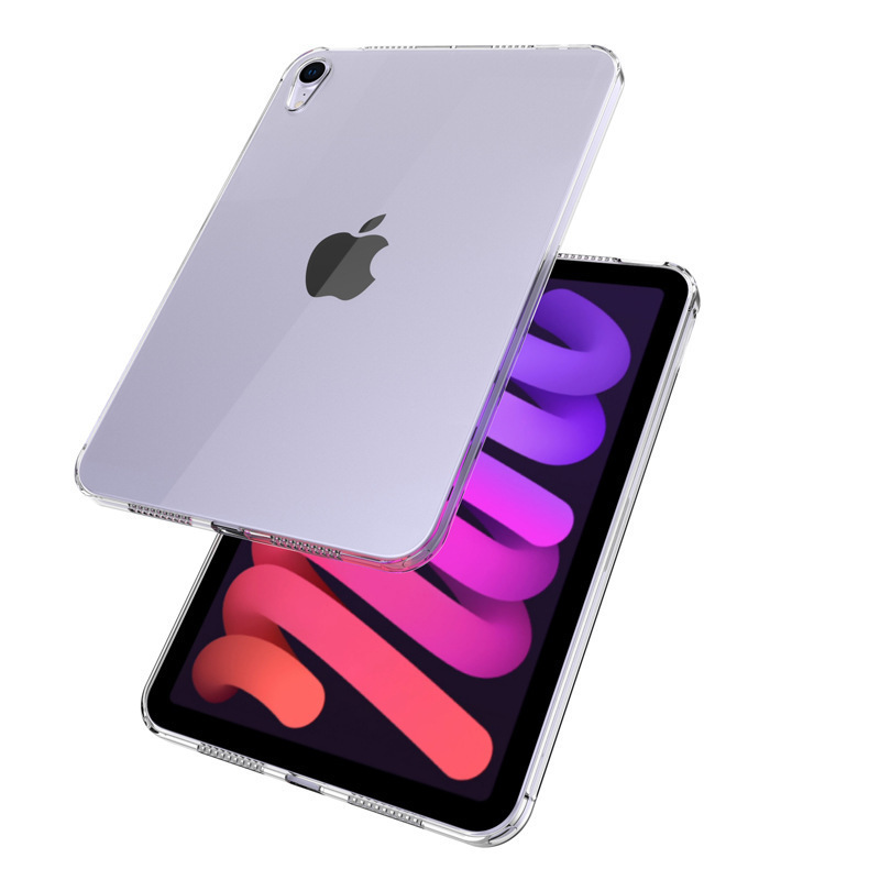 Suitable for iPad mini flat panel protective cover TPU soft case 7/6/5/4 airbag pen holder transparent case 2024