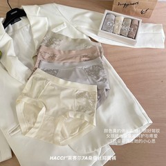 4本入りウエストレディースパンツライゼル生地7a绢糸ボトムバッグお尻の少女三角パンツクロスボーダー