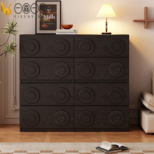 Carmen Cabinet, Antique-Style Solid Wood Tv Cabinet, Suitable for Various Sizes of Bedrooms, Bedside Storage Cabinet, Vintage Living Room Combination Floor Cabinet