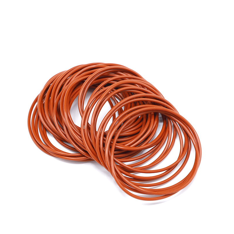 礼品专用硅胶O型圈 耐高温防爆o型密封圈 红色豆浆机硅胶密封圈