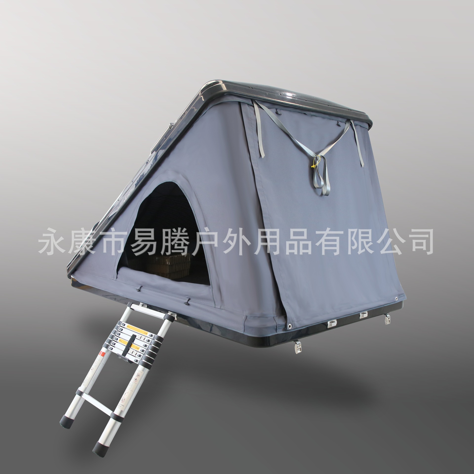 Cross-Border Abs Composite Triangular Tent Outdoor Camping Quick-Opening Folding Tent Suv Car Roof Tent