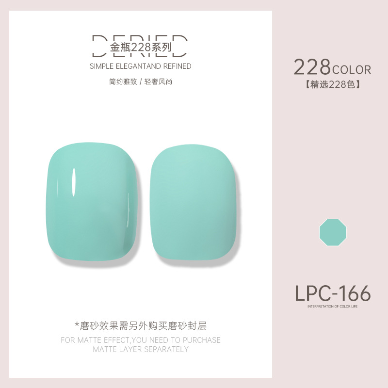 Esmalte de uñas transfronterizo al por mayor nuevo esmalte de uñas 228 colores de fototerapia esmalte de uñas esmalte de uñas color popular