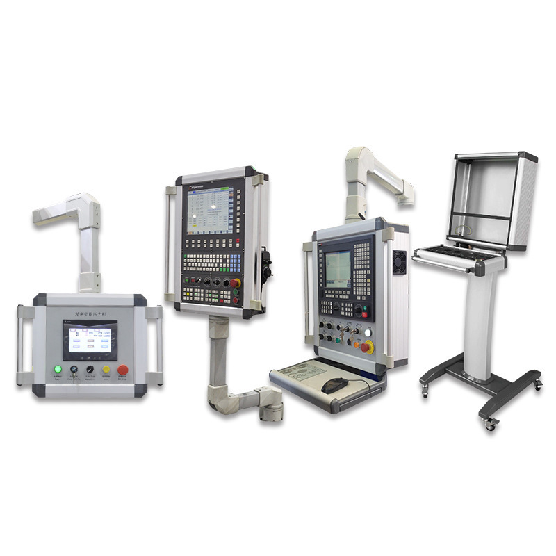 现货 机床触摸屏控制箱 悬臂操作箱 吊臂控制系统 铝合金连接组件