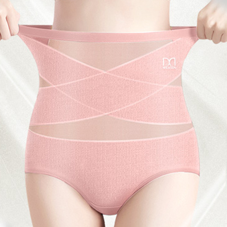 Hermosa entrepierna de seda cintura alta algodón vientre que forma los pantalones de las mujeres Levantamiento de cadera vientre que forma la ropa interior cuerpo de las mujeres que forma los pantalones al por mayor