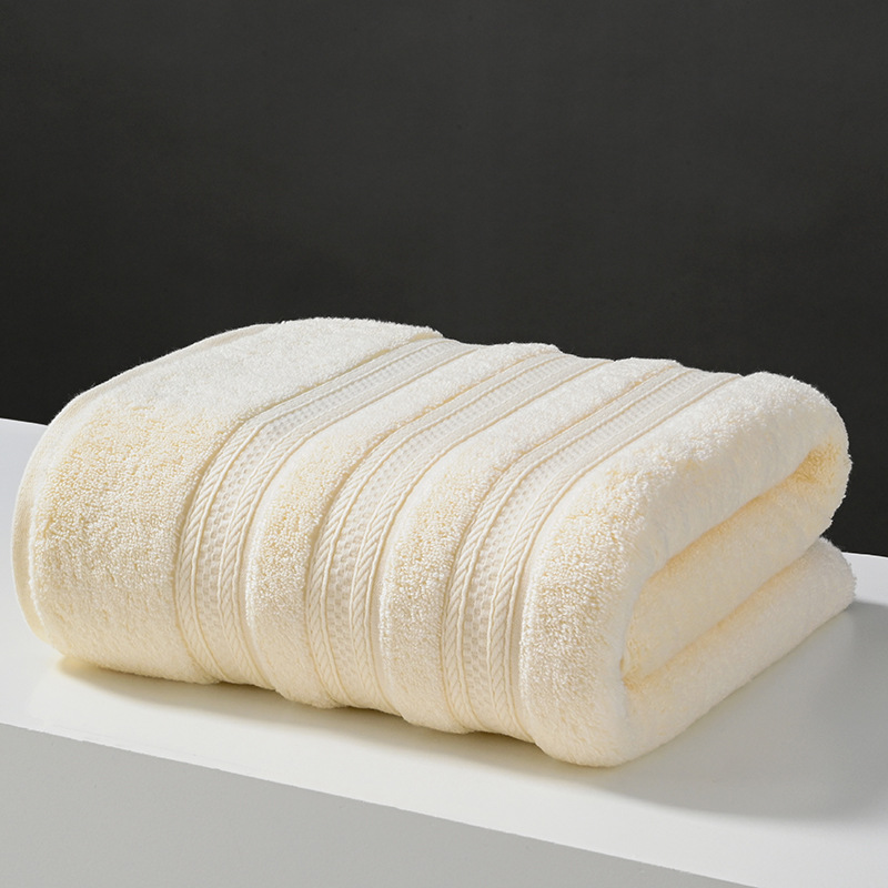 Serviette extra épaisse 180 g, 40 x 76 cm, idéale pour le lavage du visage et l'usage domestique, en pur coton. Vente en gros transfrontalière._voghion.com