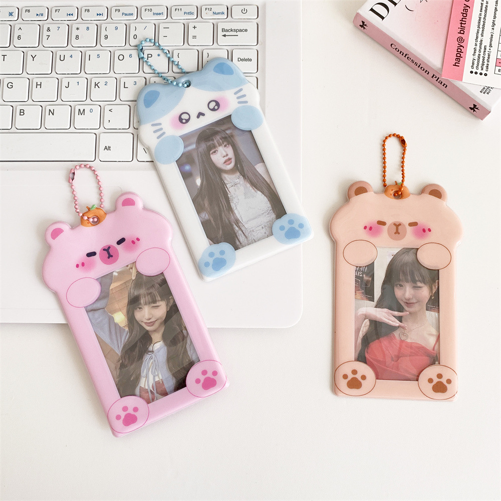 Women's Animal Cartoon PVC Hook Loop Card Holders display picture 3