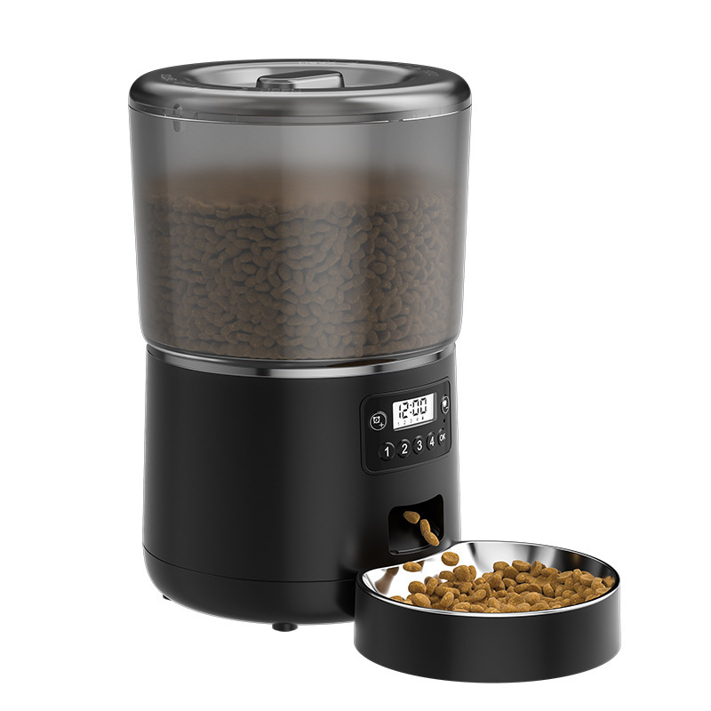 Smart Automatic Pet Feeder, Smart Model with Mobile Phone Timing and Quantitative Remote Feeding, Cat Food Dispenser, Tuya App