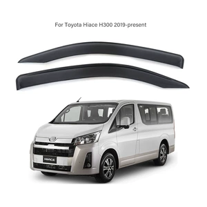 Special for Toyota 2019-2024 sea lion rain shield Hiace H300 injection thick rain shield rain eyebrow 2 pieces
