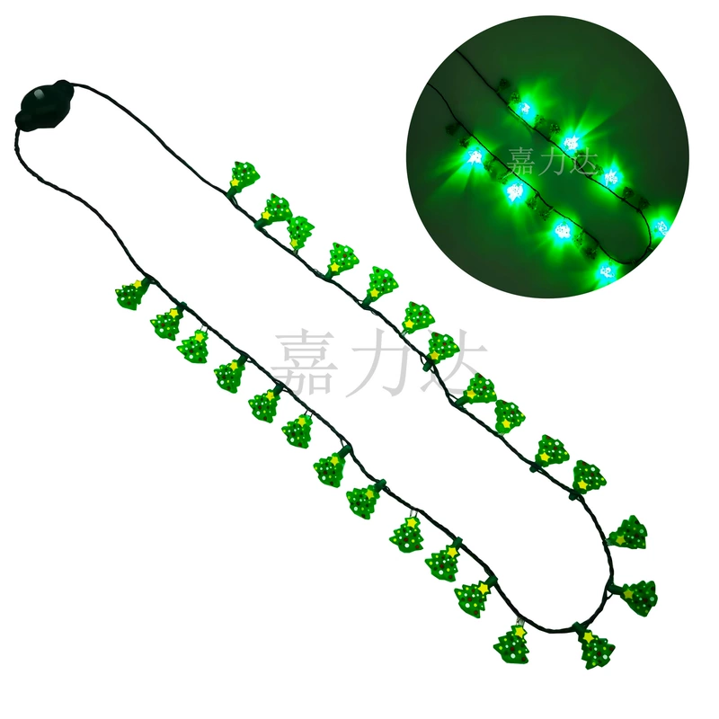 Светящийся LED-кулон «Ёлка» 8 огней