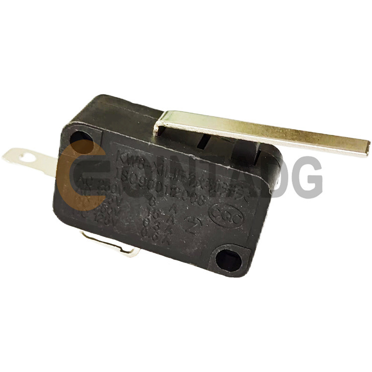 大电流微动开关长柄两脚防跌倒开关微波炉温控接线柱开关复位按钮