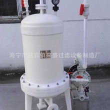 PPH增强聚丙烯 耐酸碱全塑(PP)袋式芯式过滤器 食品化工药液滤器