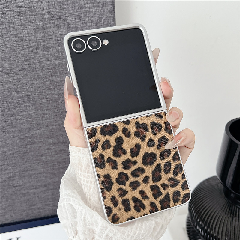 豹纹三星Zflip7折叠屏fold7手机壳华为pura X防摔保护套flip5适用