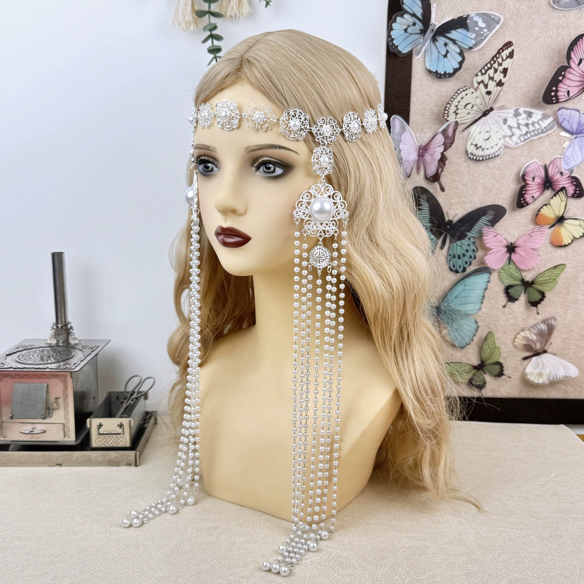 Монгольские элементы национальные украшения для волос