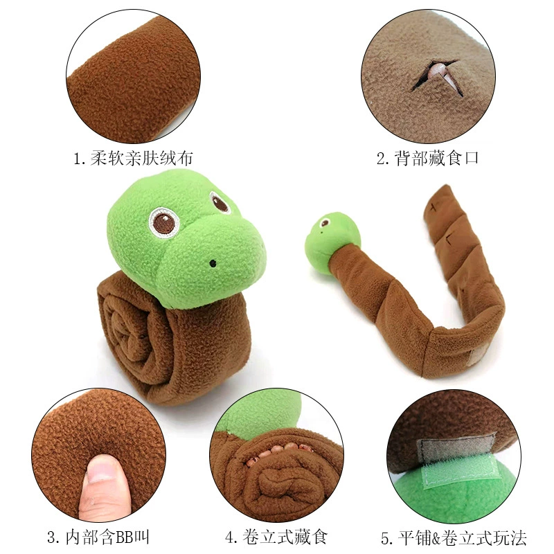 Новый коврик с запахом собаки скрытое пищевое одеяло игрушка для домашних животных собака плюшевая голос Укус игрушка для собак Обучение Интерактивная