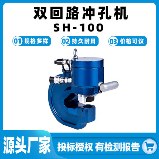 Multifunctional Hydraulic Punching Machine Sh-100 Split Hydraulic Punching Machine Stainless Steel Plate Punching Machine