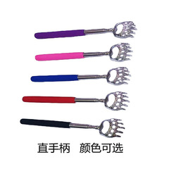 Stainless steel four-section telescopic bear claw itchy metal scratching rake back scratcher old man happy scratching wholesale