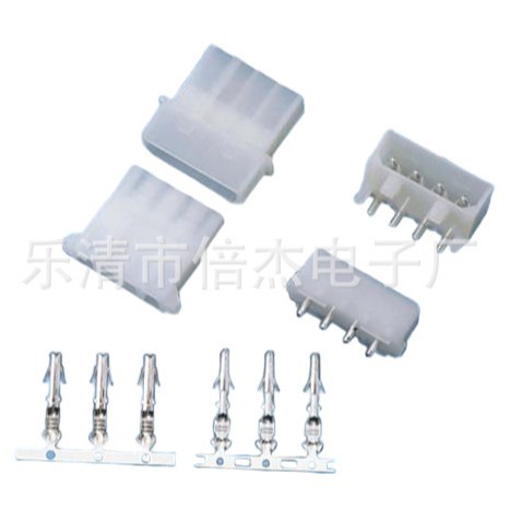 供应大四P间距5.08实心针空心针条形连接器公母对插电源连接器