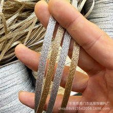 新款5mm金银葱丝提花织带 亮丝裤边装饰条家纺汉服diy服装辅料