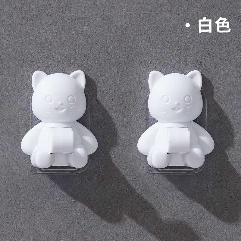金持ちの猫の浴室のフックは穴を開けないで強力な荷重を受けます。|undefined