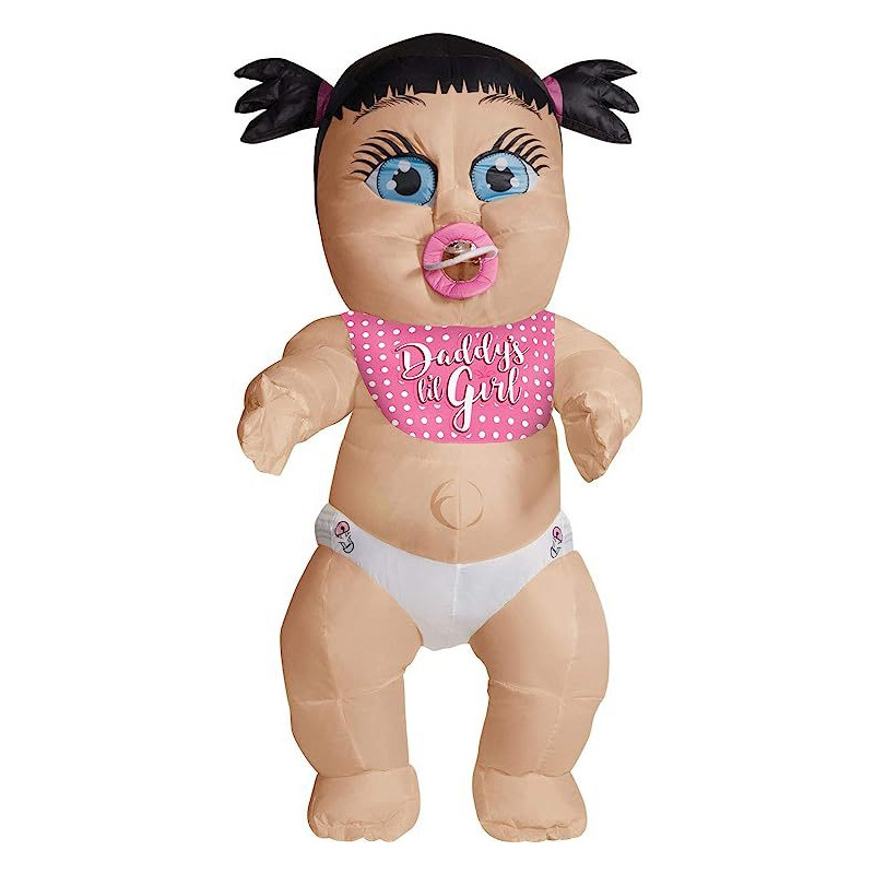 Venta caliente Traje inflable transfronterizo Dinosaurio de Halloween Alien Tyrannosaurus Rex Dress Up Ropa de actuación divertida Decoración de fiesta