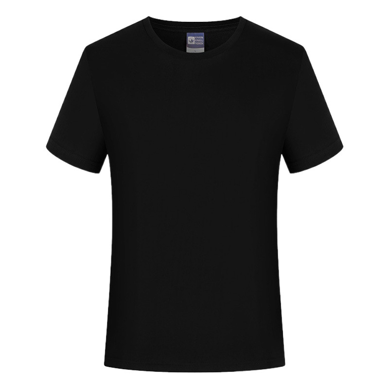 Camisetas de algodón puro, camisetas de algodón peinado de manga corta, camisetas publicitarias al por mayor, camisetas culturales, uniformes de clase con logotipo personalizado, ropa de trabajo, bordados. image 1
