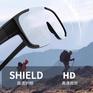 大框户外骑行眼镜可套近视镜自行车登山运动偏光太阳镜防风护目镜