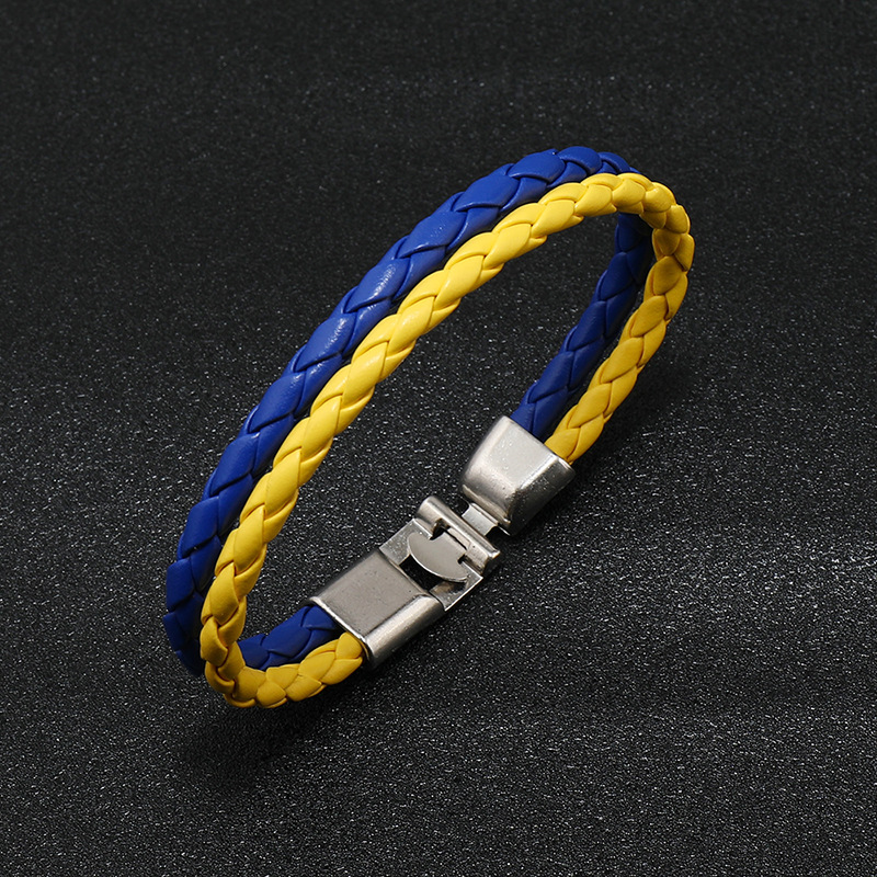 1 Piece Fashion Geometric Pu Leather Alloy Unisex Bracelets