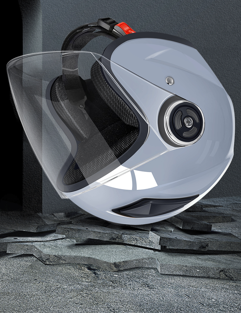 Electric Motorcycle Helmet for Men and Women, Universal Safety Helmet