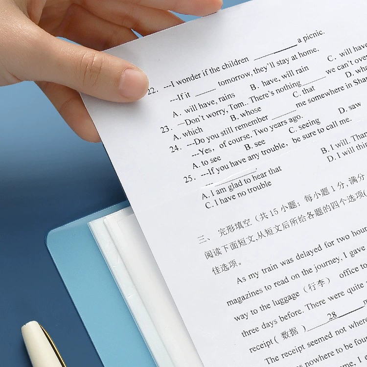 Chenguang канцтовары Данные Книга Большая ёмкость Толстый A4 Многоразмерный Прозрачная страница Подбор папка для студентов