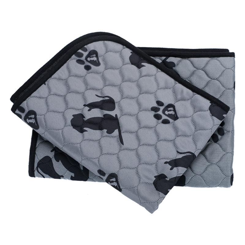 아마존 베스트셀러 애완견/고양이 매트리스 쿠션, 세탁 가능한 강아지/고양이 뒷모습 패턴 방수 패드, 재사용 가능