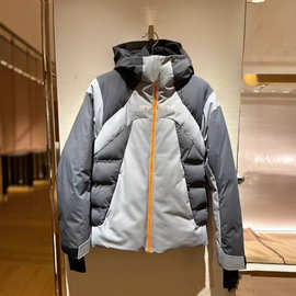 爆款《毒家现货》正确版本V家2025新款滑雪羽绒服外套男女同款