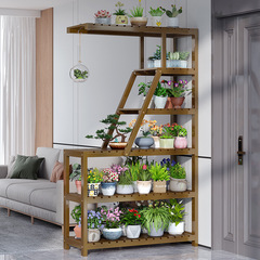 玄関フラワーラック屋内収納ラック多層ハンギングバスケット鉢植え多肉植物ディスプレイラック床置きポトスフラワーラックワンピースバッチ