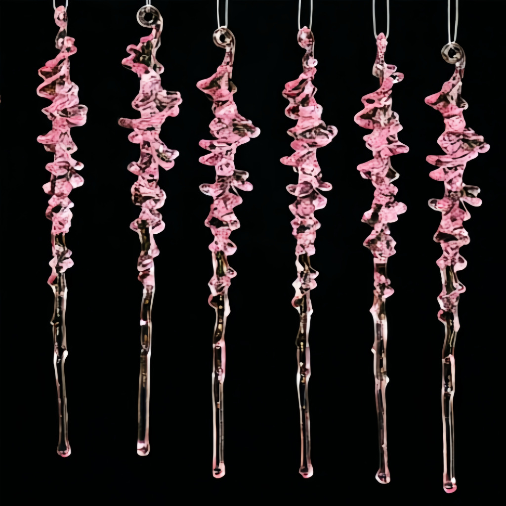Cross-border 13CM ice pendant Christmas decoration acrylic ice pick…