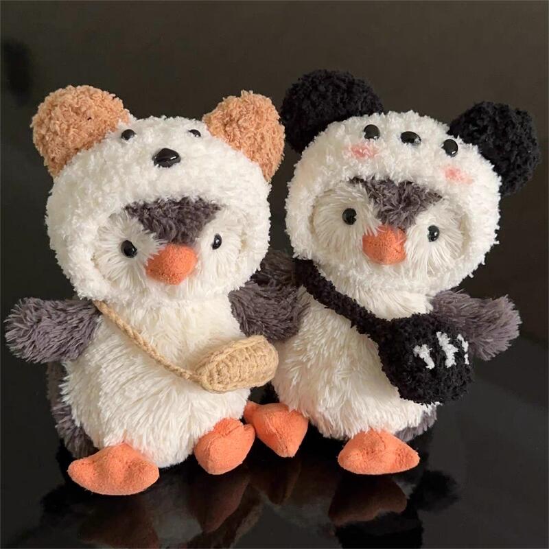 Handmade Jellycat Peanut Penguin 11cm Baby Clothes Hood Headband Hat Scarf Ring Super Cute Cartoon