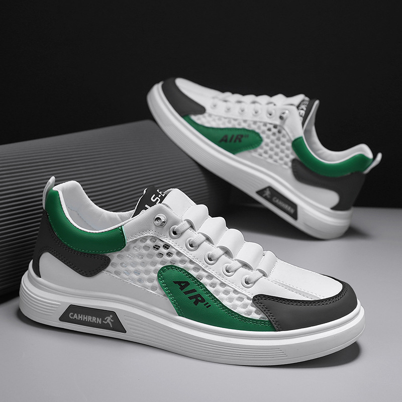 Zapatos de hombre primavera nuevo estilo salvaje moda cómoda y transpirable ocio deportes sin cordones zapatos de moda de un pie