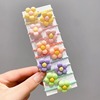 Children's elastic hair rope with pigtail, cartoon cute hairpins, hair accessory, no hair damage