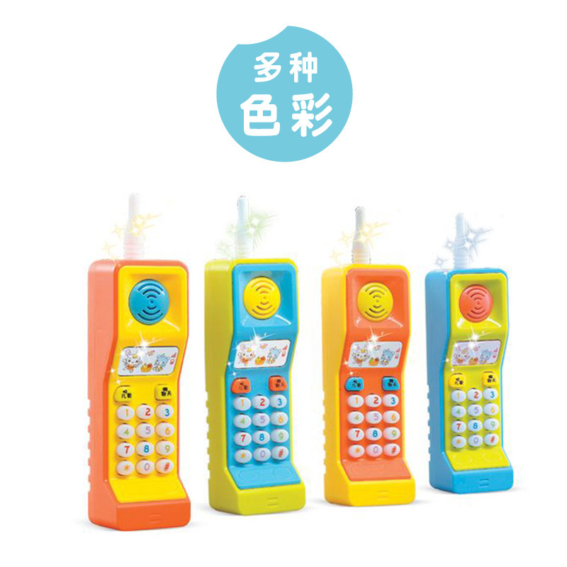 Big Brother teléfono móvil juguetes educación temprana de los niños educación simulación teléfono luz música bebé juguetes infantiles al por mayor