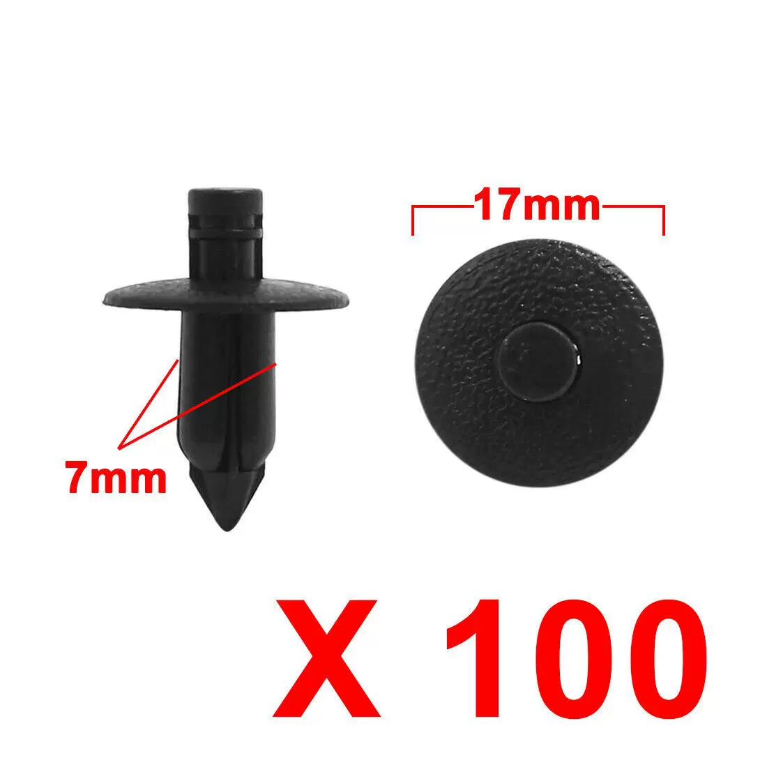 汽车塑料卡扣门板装饰卡子尼龙挡泥板膨胀子母扣铆钉配件固定卡扣