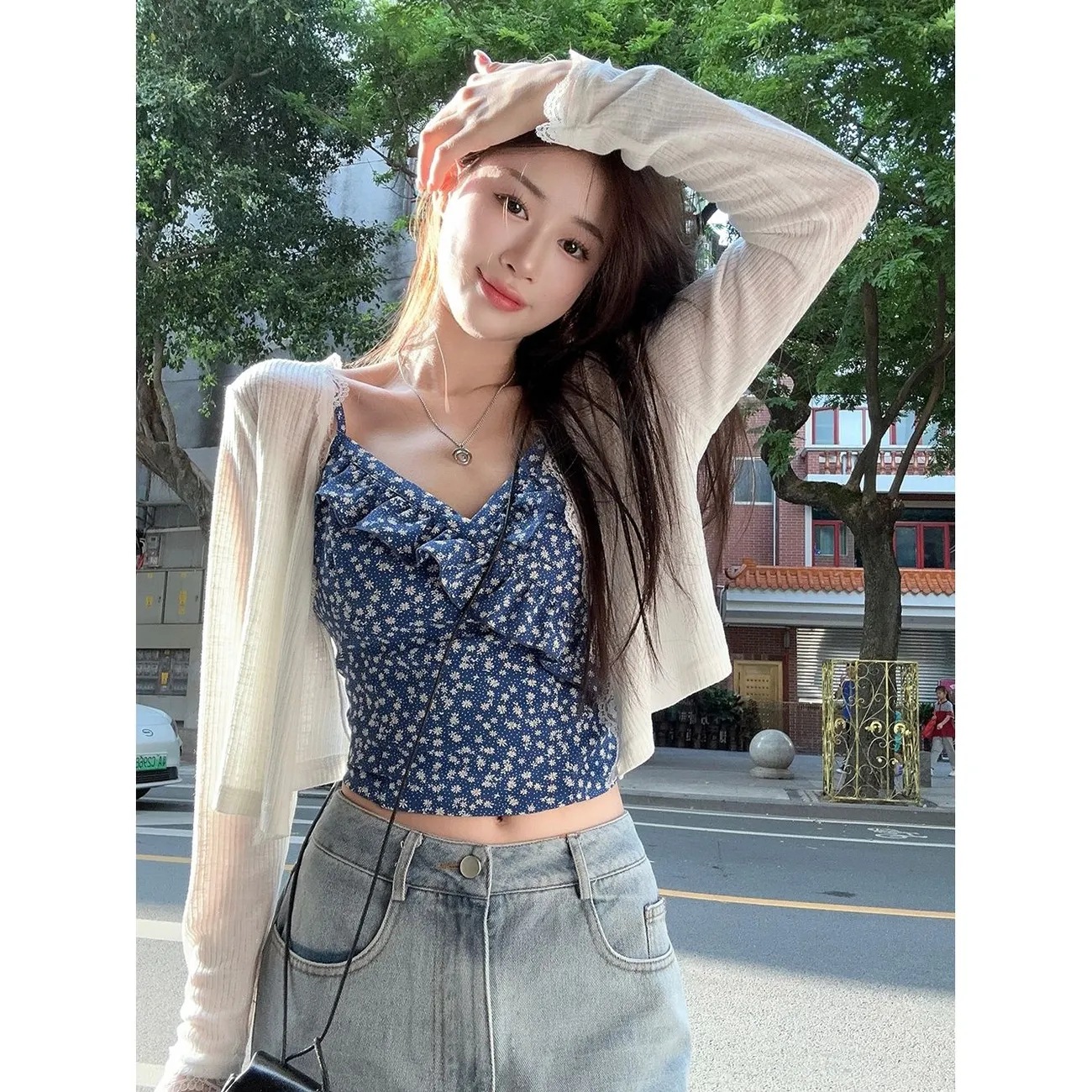 꽃무늬 슬링 [좋은 품질의 꽃 선택]