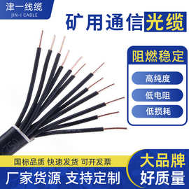 批发矿用通信光缆无氧铜芯绝缘护套线煤矿用多芯屏蔽高温控制电缆