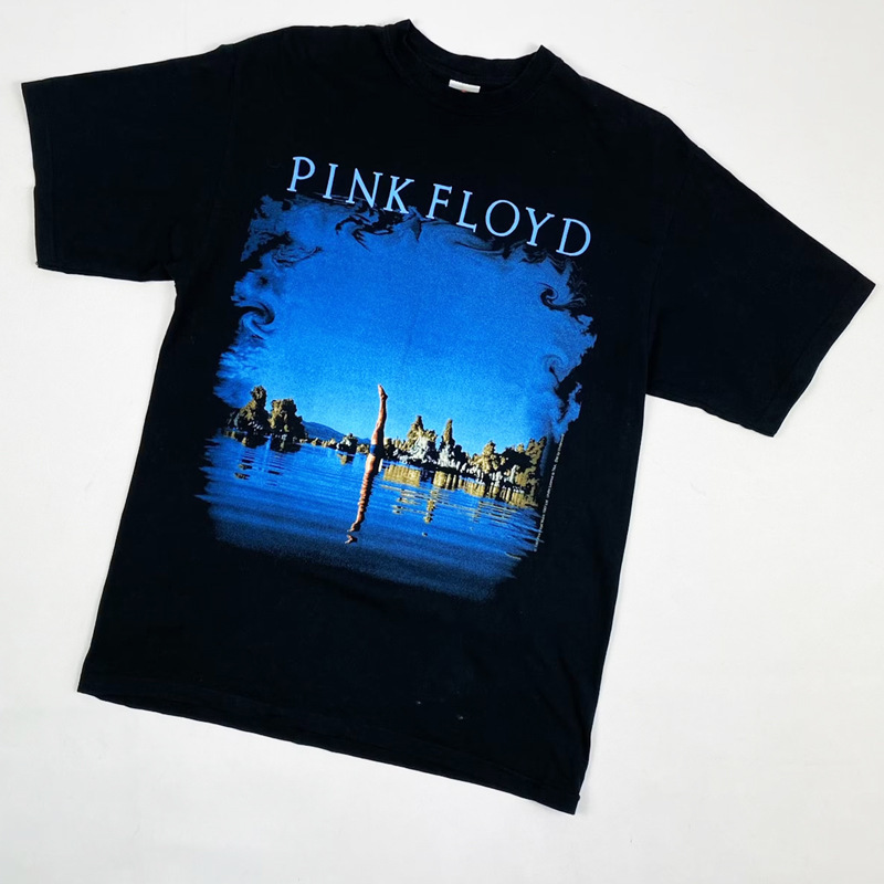 Pink Floyd Band Vintage Old American Retro Street Style Oversize Short-Sleeved Men's and Women's T-Shirts Pink Floyd Band Vintage Old American Retro Street Style Oversize Short-Sleeved Men's and Women's T-Shirts