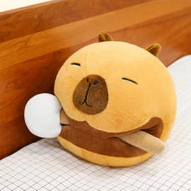 木鱼豚毛绒玩具公仔玩偶摆件装饰个性抱枕布艺