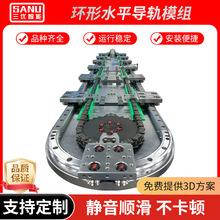 高精度环形水平导轨输送线全自动椭圆形循环输送线环形轨道生产线