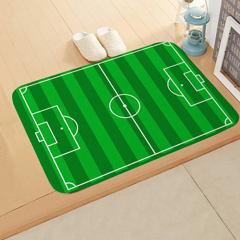 Cross-Border Football Field Mats, Bathroom Door Absorbent Mats, Household Bathroom Non-Slip Mats Wholesale