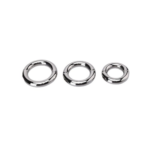 Sex toys stainless steel weight-bearing ring scrotum men's exercise non-vibration bondage penis locking sperm ring adult device