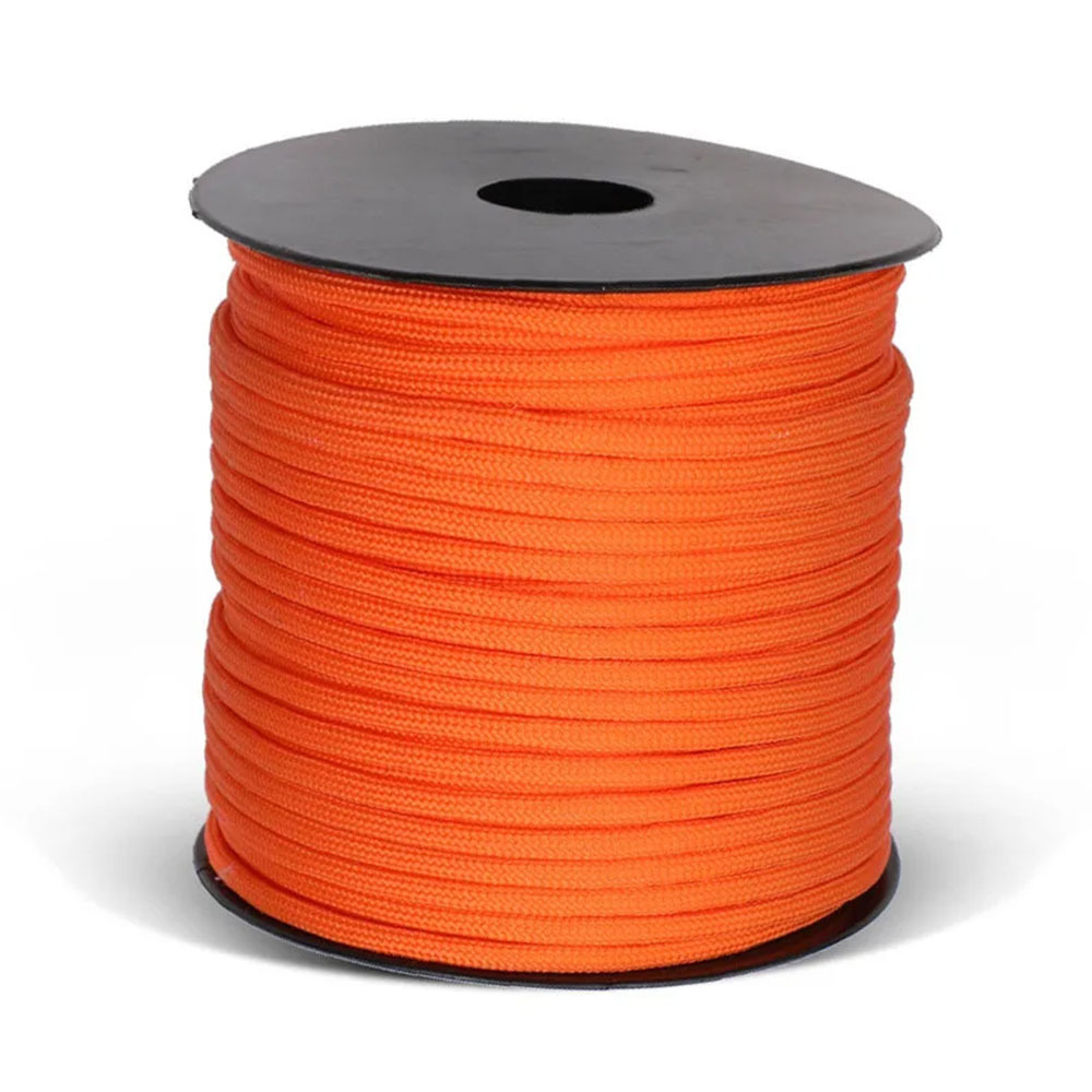 50m polipropileno 7 núcleo 4mm paraguas de campamento de emergencia al aire libre cabina de cabina de techo cabina de tracción a prueba de viento DIY cuerdas trenzadas