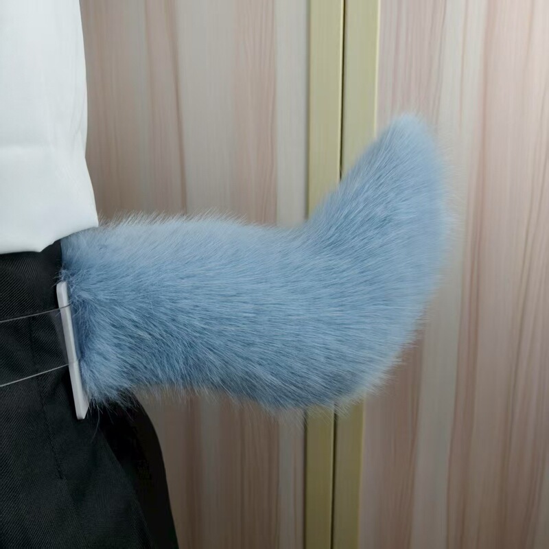 一件代发智能声控狐狸尾巴仿毛绒兽尾cosplay道具漫展派对电动款|undefined