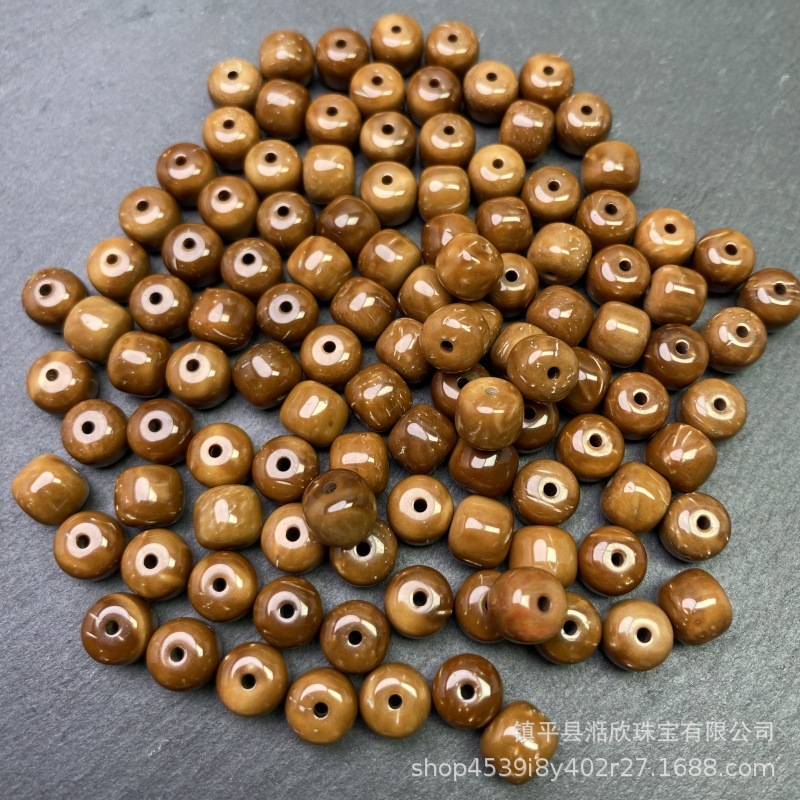 特级天然精工高抛高油库克老型珠子DIY文玩佛珠饰品配饰链手链|undefined
