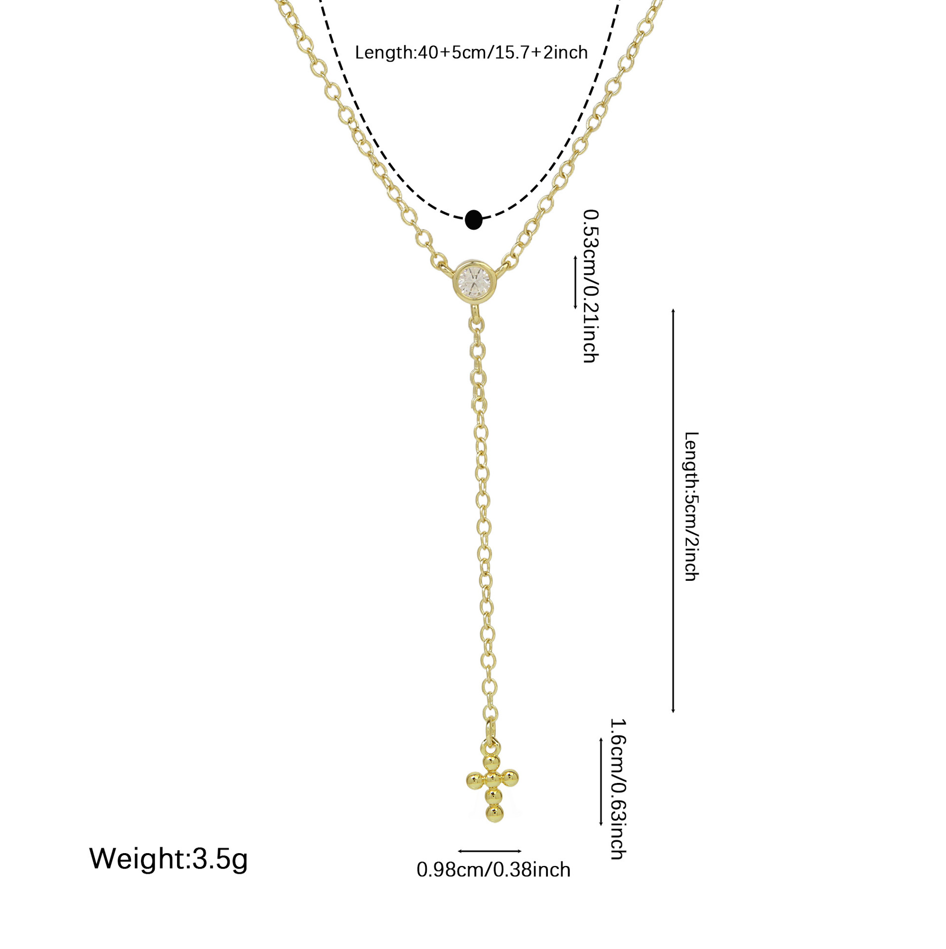 Style 3-Glossy Cross